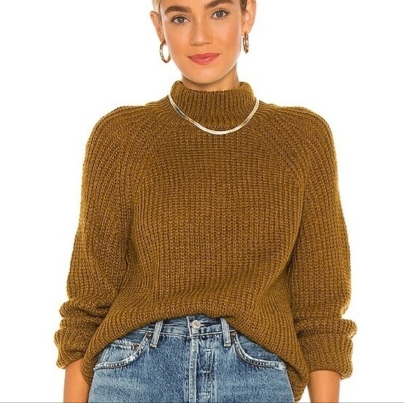 Cupcakes and Cashmere Griffith Vintage Gold Chunky Knit Sweater Small - Picture 13 of 13